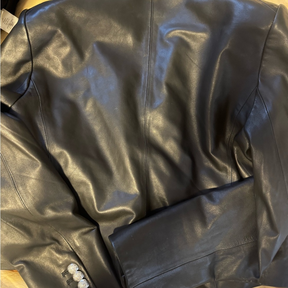 Veronica Beard Nevis leather jacket - Picture 9 of 9